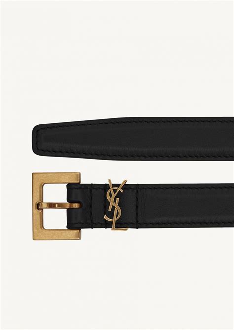 ceinture yves saint laurent cassandre|CEINTURE CASSANDRE en cuir lisse .